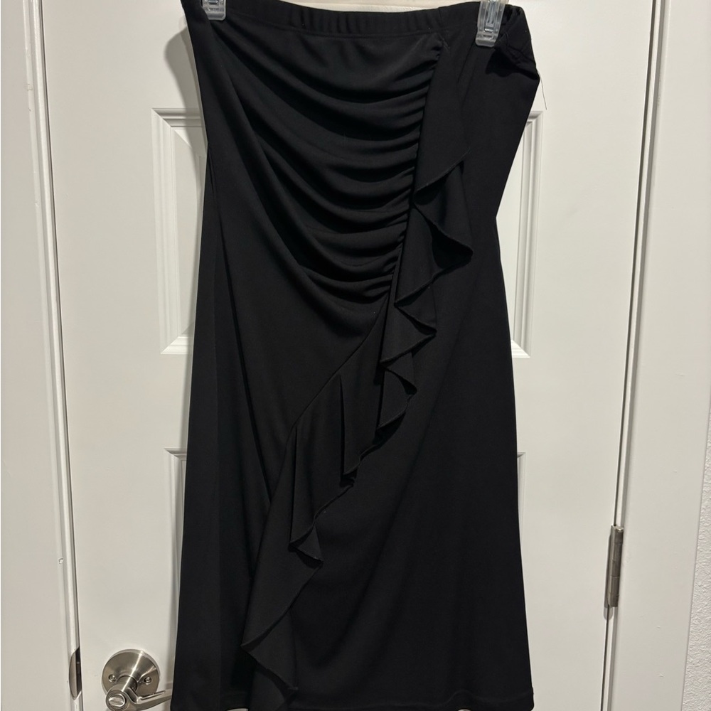 Charlotte Russe Black Midi Dress